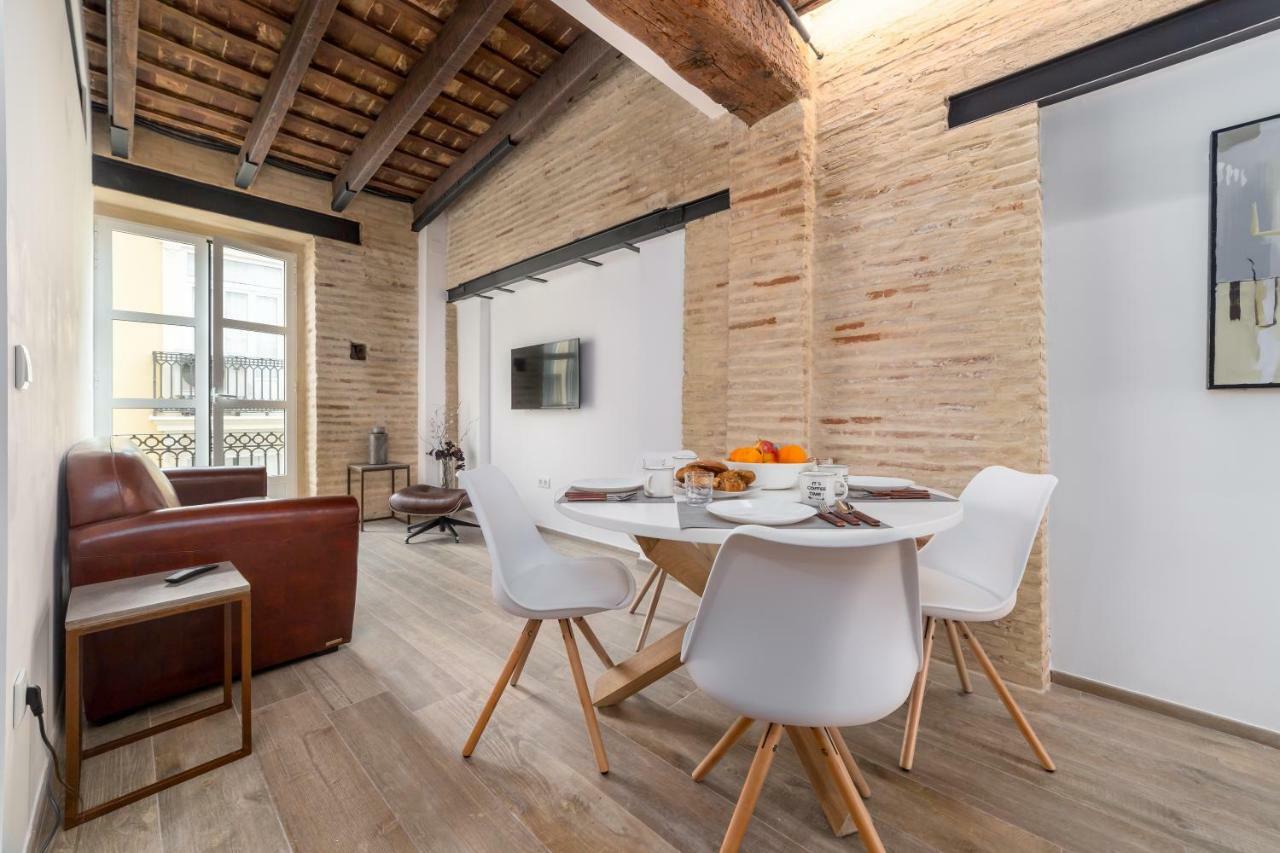 شقة Florit Flats - Cathedral Luxury Terrace Flat 2Br 2Ba Ac Wifi فالنسيا المظهر الخارجي الصورة